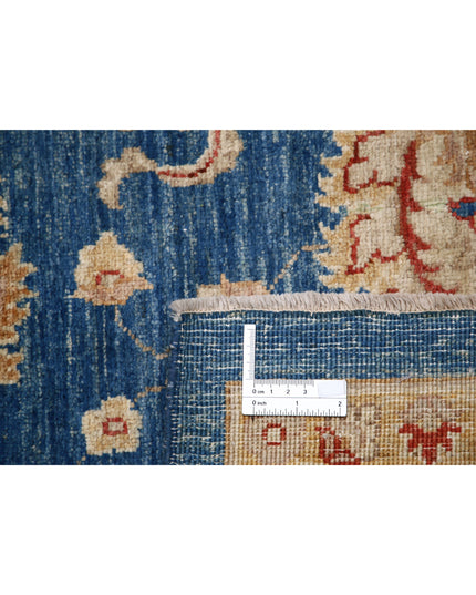 Ziegler 6' 3" X 8' 4" Hand Knotted Wool Rug 6' 3" X 8' 4" (191 X 254) / Blue / Wool