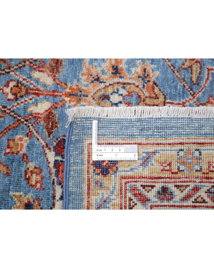 Ziegler 6' 4" X 9' 10" Hand Knotted Wool Rug 6' 4" X 9' 10" (193 X 300) / Blue / Wool