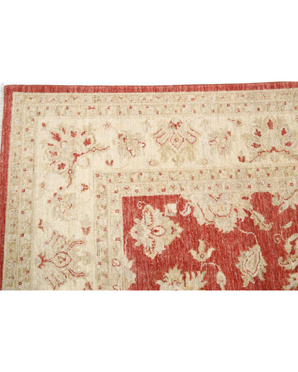 Ziegler 5' 7" X 7' 5" Hand Knotted Wool Rug 5' 7" X 7' 5" (170 X 226) / Red / Wool