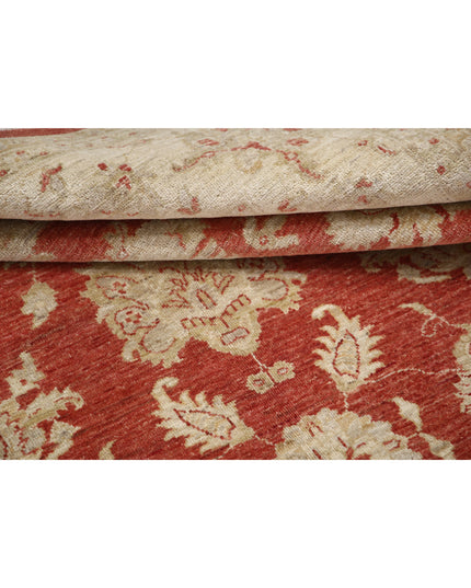 Ziegler 5' 7" X 7' 5" Hand Knotted Wool Rug 5' 7" X 7' 5" (170 X 226) / Red / Wool
