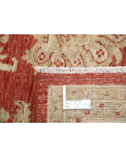 Ziegler 5' 7" X 7' 5" Hand Knotted Wool Rug 5' 7" X 7' 5" (170 X 226) / Red / Wool