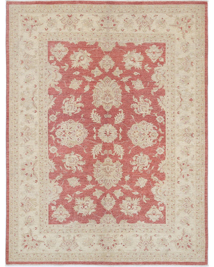 Ziegler 5' 7" X 7' 5" Hand Knotted Wool Rug 5' 7" X 7' 5" (170 X 226) / Red / Wool