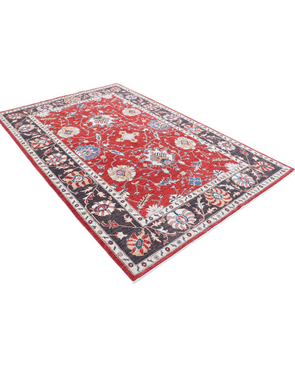 Ziegler 5' 8" X 8' 6" Hand Knotted Wool Rug 5' 8" X 8' 6" (173 X 259) / Red / Wool