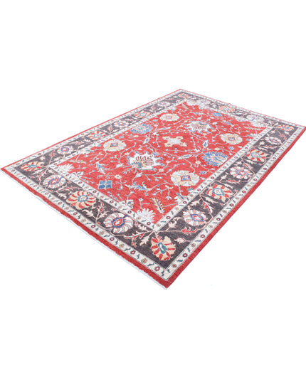 Ziegler 5' 8" X 8' 6" Hand Knotted Wool Rug 5' 8" X 8' 6" (173 X 259) / Red / Wool