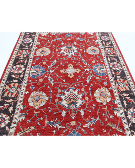 Ziegler 5' 8" X 8' 6" Hand Knotted Wool Rug 5' 8" X 8' 6" (173 X 259) / Red / Wool