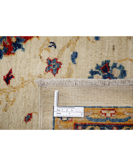 Ziegler 5' 8" X 8' 0" Hand Knotted Wool Rug 5' 8" X 8' 0" (173 X 244) / Ivory / Wool
