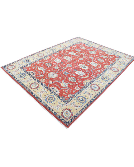 Ziegler 5' 11" X 7' 11" Hand Knotted Wool Rug 5' 11" X 7' 11" (180 X 241) / Red / Wool