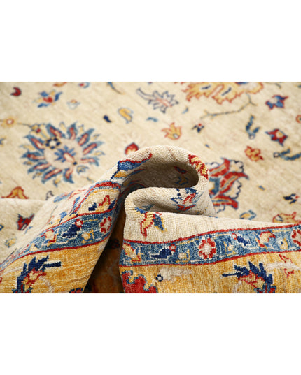 Ziegler 5' 7" X 7' 1" Hand Knotted Wool Rug 5' 7" X 7' 1" (170 X 216) / Ivory / Wool