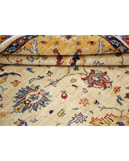 Ziegler 5' 7" X 7' 1" Hand Knotted Wool Rug 5' 7" X 7' 1" (170 X 216) / Ivory / Wool