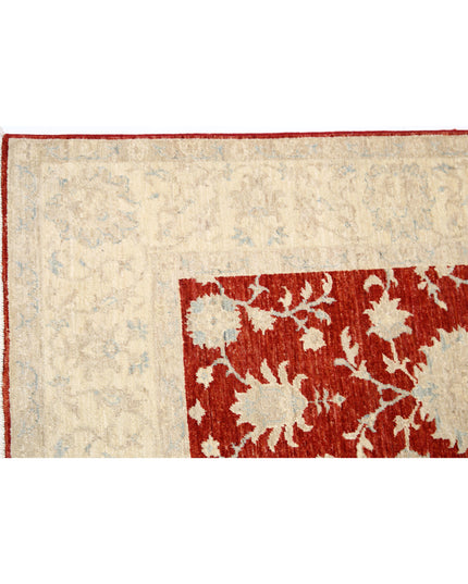 Ziegler 5' 7" X 7' 9" Hand Knotted Wool Rug 5' 7" X 7' 9" (170 X 236) / Red / Wool