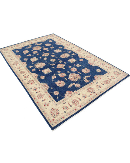 Ziegler 5' 7" X 8' 3" Hand Knotted Wool Rug 5' 7" X 8' 3" (170 X 251) / Blue / Wool