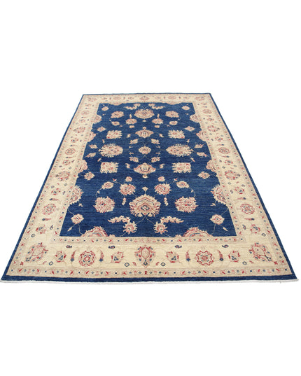 Ziegler 5' 7" X 8' 3" Hand Knotted Wool Rug 5' 7" X 8' 3" (170 X 251) / Blue / Wool