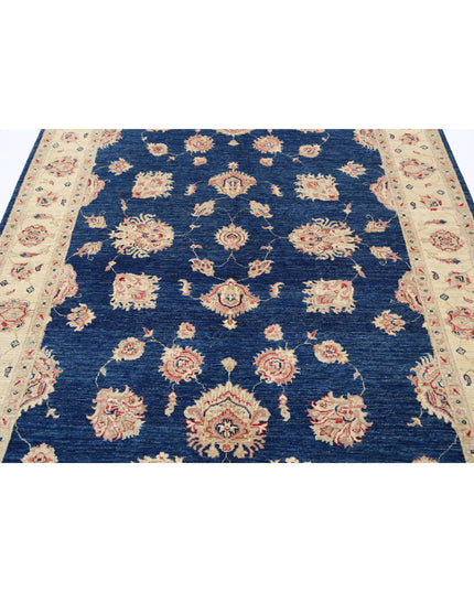 Ziegler 5' 7" X 8' 3" Hand Knotted Wool Rug 5' 7" X 8' 3" (170 X 251) / Blue / Wool