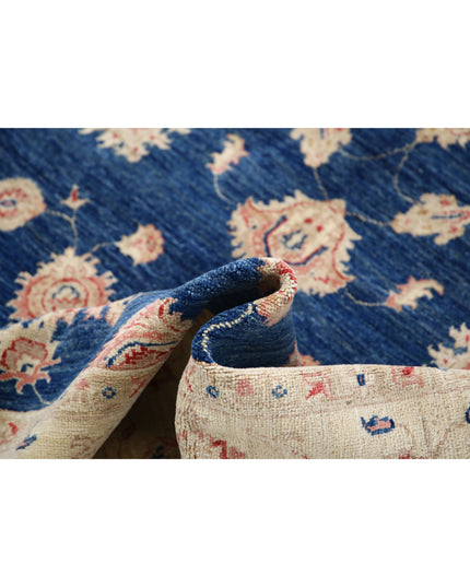 Ziegler 5' 7" X 8' 3" Hand Knotted Wool Rug 5' 7" X 8' 3" (170 X 251) / Blue / Wool