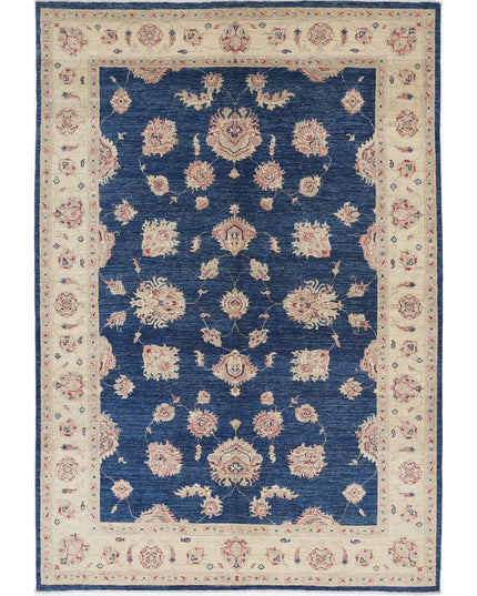 Ziegler 5' 7" X 8' 3" Hand Knotted Wool Rug 5' 7" X 8' 3" (170 X 251) / Blue / Wool