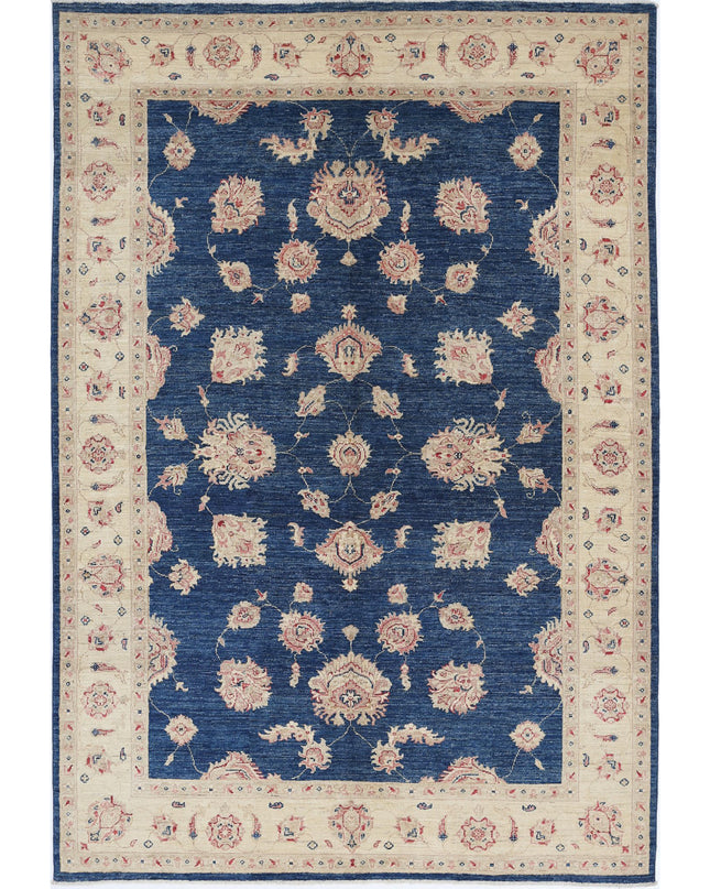 Ziegler 5' 7" X 8' 3" Hand Knotted Wool Rug 5' 7" X 8' 3" (170 X 251) / Blue / Wool