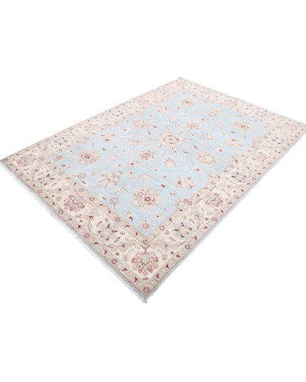 Ziegler 5' 7" X 7' 11" Hand Knotted Wool Rug 5' 7" X 7' 11" (170 X 241) / Blue / Wool