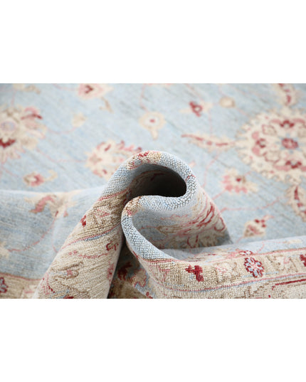 Ziegler 5' 7" X 7' 11" Hand Knotted Wool Rug 5' 7" X 7' 11" (170 X 241) / Blue / Wool