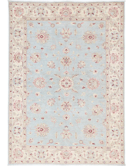 Ziegler 5' 7" X 7' 11" Hand Knotted Wool Rug 5' 7" X 7' 11" (170 X 241) / Blue / Wool