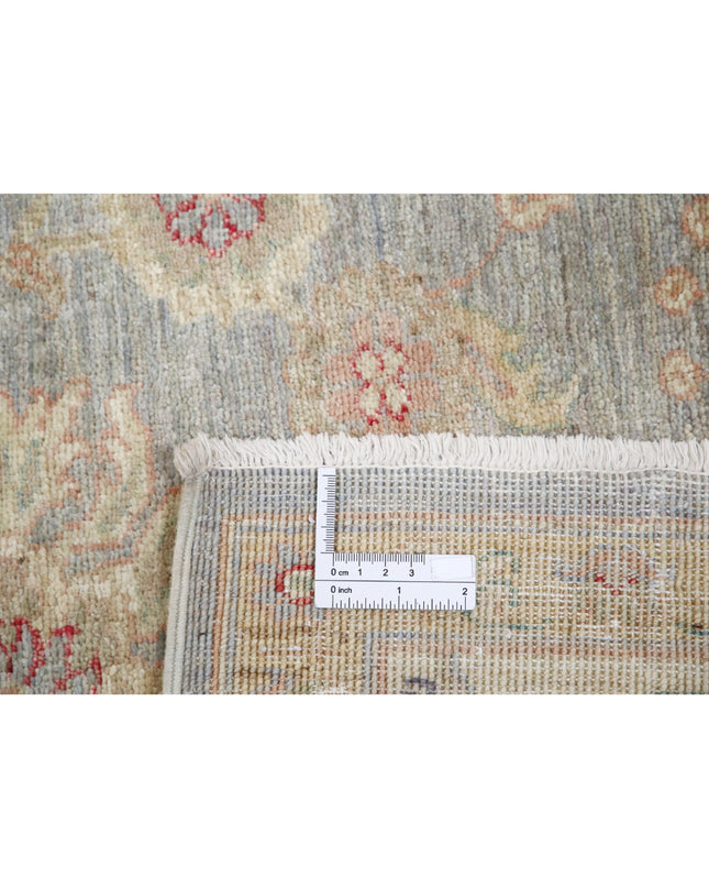 Ziegler 5' 8" X 7' 4" Hand Knotted Wool Rug 5' 8" X 7' 4" (173 X 223) / Grey / Wool