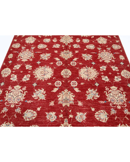 Ziegler 5' 7" X 7' 9" Hand Knotted Wool Rug 5' 7" X 7' 9" (170 X 236) / Red / Wool