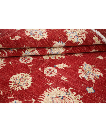 Ziegler 5' 7" X 7' 9" Hand Knotted Wool Rug 5' 7" X 7' 9" (170 X 236) / Red / Wool