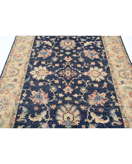 Ziegler 5' 9" X 7' 6" Hand Knotted Wool Rug 5' 9" X 7' 6" (175 X 229) / Blue / Wool