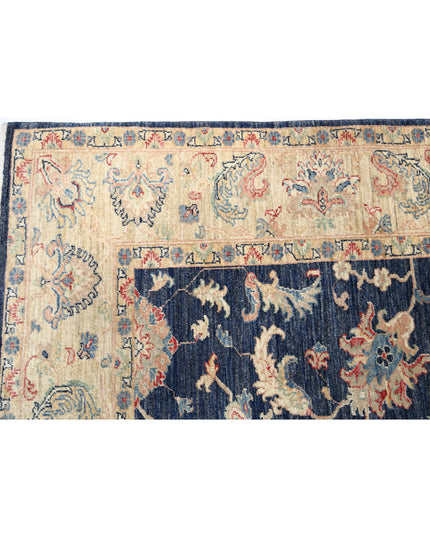 Ziegler 5' 9" X 7' 6" Hand Knotted Wool Rug 5' 9" X 7' 6" (175 X 229) / Blue / Wool