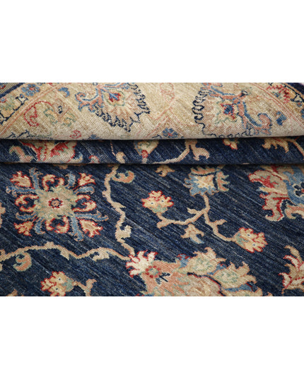 Ziegler 5' 9" X 7' 6" Hand Knotted Wool Rug 5' 9" X 7' 6" (175 X 229) / Blue / Wool