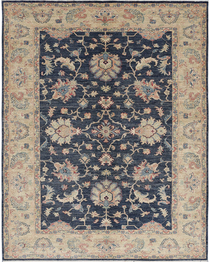 Ziegler 5' 9" X 7' 6" Hand Knotted Wool Rug 5' 9" X 7' 6" (175 X 229) / Blue / Wool