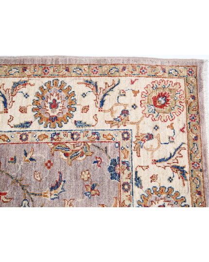 Ziegler 5' 6" X 7' 6" Hand Knotted Wool Rug 5' 6" X 7' 6" (168 X 229) / Grey / Wool