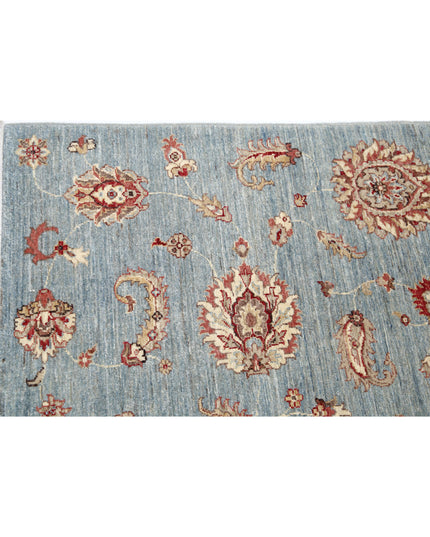 Ziegler 5' 5" X 8' 0" Hand Knotted Wool Rug 5' 5" X 8' 0" (165 X 244) / Blue / Wool