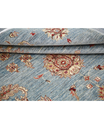 Ziegler 5' 5" X 8' 0" Hand Knotted Wool Rug 5' 5" X 8' 0" (165 X 244) / Blue / Wool