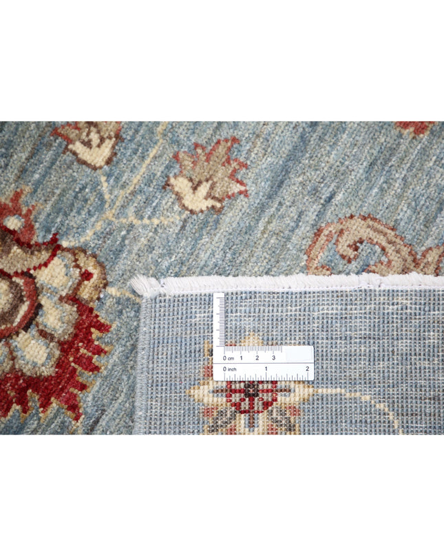 Ziegler 5' 5" X 8' 0" Hand Knotted Wool Rug 5' 5" X 8' 0" (165 X 244) / Blue / Wool