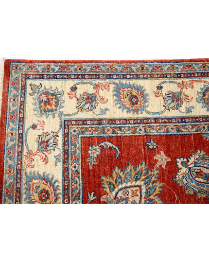 Ziegler 5' 5" X 7' 9" Hand Knotted Wool Rug 5' 5" X 7' 9" (165 X 236) / Red / Wool