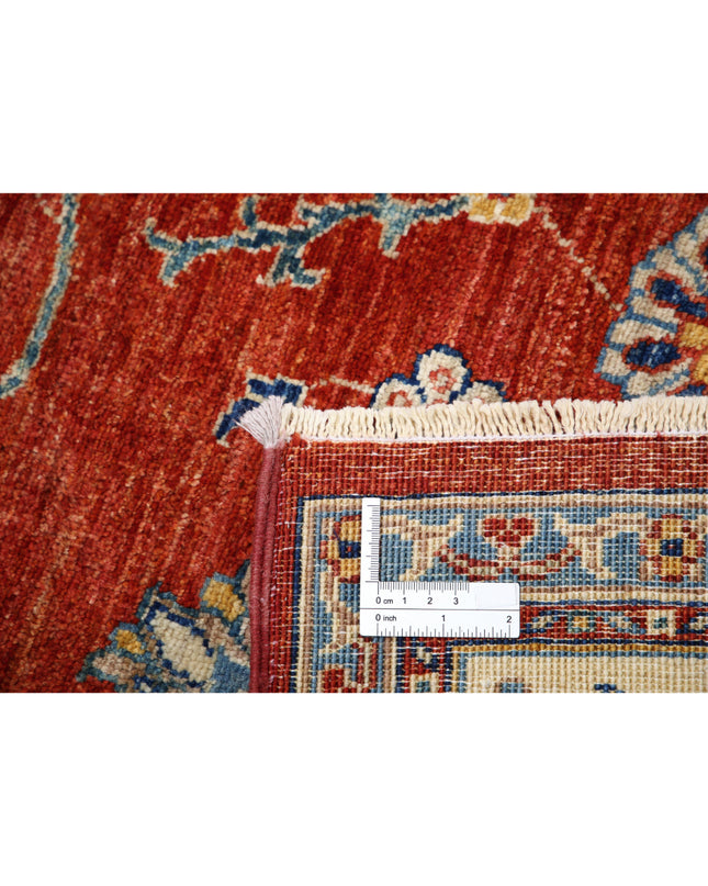 Ziegler 5' 5" X 7' 9" Hand Knotted Wool Rug 5' 5" X 7' 9" (165 X 236) / Red / Wool