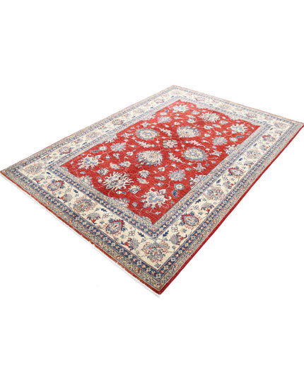 Ziegler 5' 8" X 7' 9" Hand Knotted Wool Rug 5' 8" X 7' 9" (173 X 236) / Red / Wool