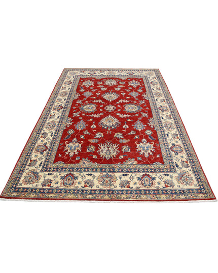 Ziegler 5' 8" X 7' 9" Hand Knotted Wool Rug 5' 8" X 7' 9" (173 X 236) / Red / Wool