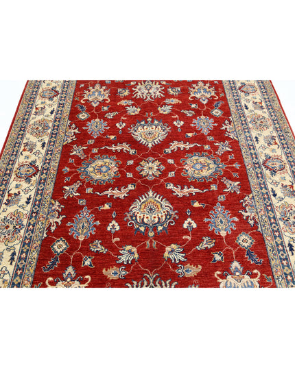 Ziegler 5' 8" X 7' 9" Hand Knotted Wool Rug 5' 8" X 7' 9" (173 X 236) / Red / Wool