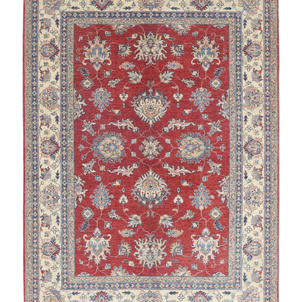 Ziegler 5' 8" X 7' 9" Hand Knotted Wool Rug 5' 8" X 7' 9" (173 X 236) / Red / Wool