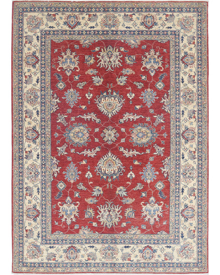 Ziegler 5' 8" X 7' 9" Hand Knotted Wool Rug 5' 8" X 7' 9" (173 X 236) / Red / Wool