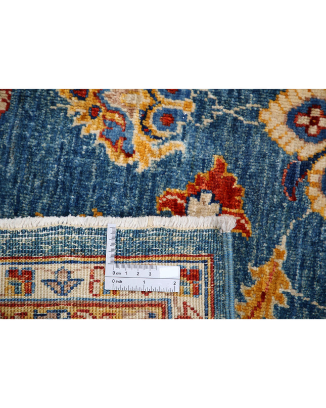 Ziegler 5' 4" X 7' 9" Hand Knotted Wool Rug 5' 4" X 7' 9" (162 X 236) / Blue / Wool