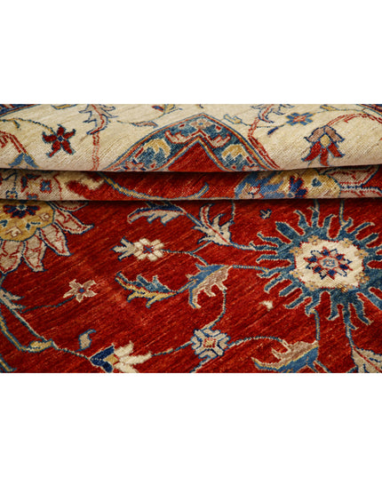 Ziegler 5' 6" X 7' 8" Hand Knotted Wool Rug 5' 6" X 7' 8" (168 X 234) / Red / Wool