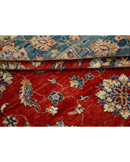 Ziegler 5' 5" X 7' 10" Hand Knotted Wool Rug 5' 5" X 7' 10" (165 X 239) / Red / Wool