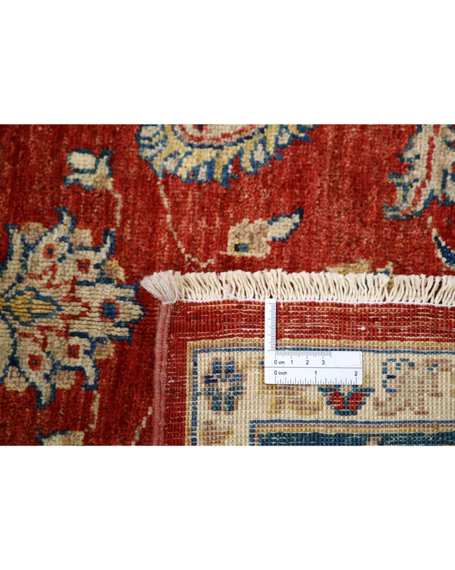 Ziegler 5' 5" X 7' 10" Hand Knotted Wool Rug 5' 5" X 7' 10" (165 X 239) / Red / Wool