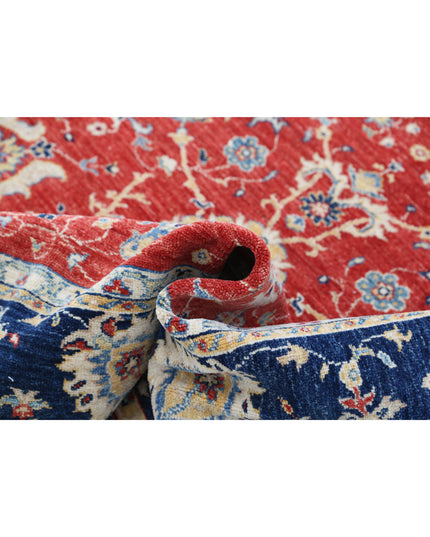 Ziegler 5' 5" X 7' 4" Hand Knotted Wool Rug 5' 5" X 7' 4" (165 X 223) / Red / Wool