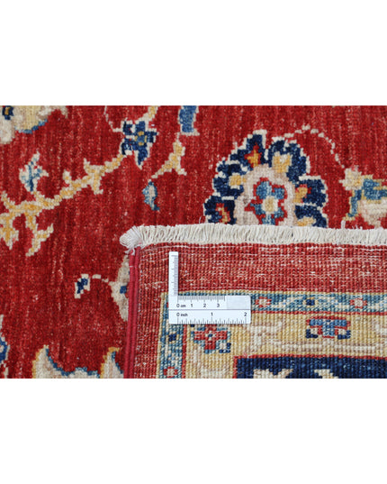 Ziegler 5' 5" X 7' 4" Hand Knotted Wool Rug 5' 5" X 7' 4" (165 X 223) / Red / Wool