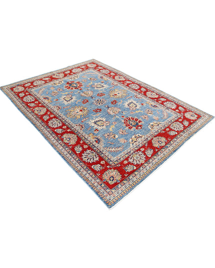 Ziegler 5' 7" X 7' 4" Hand Knotted Wool Rug 5' 7" X 7' 4" (170 X 223) / Blue / Wool