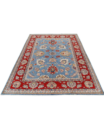 Ziegler 5' 7" X 7' 4" Hand Knotted Wool Rug 5' 7" X 7' 4" (170 X 223) / Blue / Wool