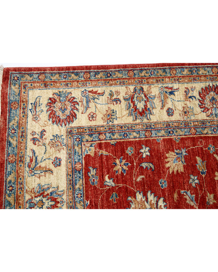 Ziegler 5' 9" X 7' 10" Hand Knotted Wool Rug 5' 9" X 7' 10" (175 X 239) / Red / Wool